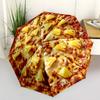 Pizza Automatic Folding Umbrella Compact Lightweight For Outdoor Adventures T80