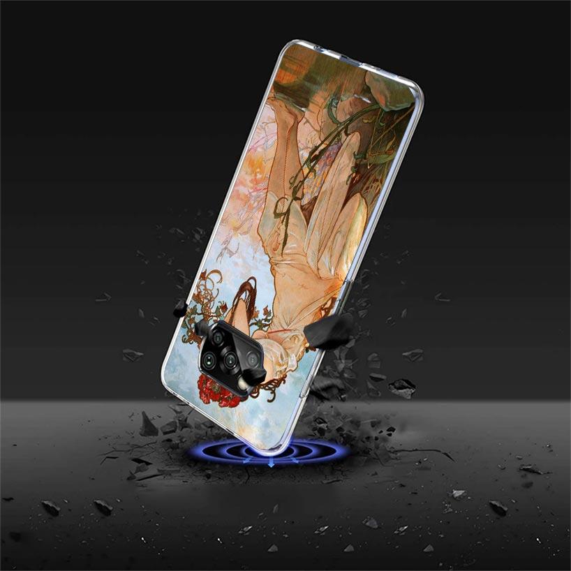 Alfons Mucha Primavera Case Phone Cover for Xiaomi Mi 11T 12T 10T 9T Pro 11i 12X 13 12 11 10 9 8 Lite 6X 5X A3 A2 Trend Fundas