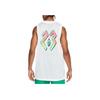 Jordan Breathable Mesh Logo Print Basketball Vest Men Tops White DQ5867-100