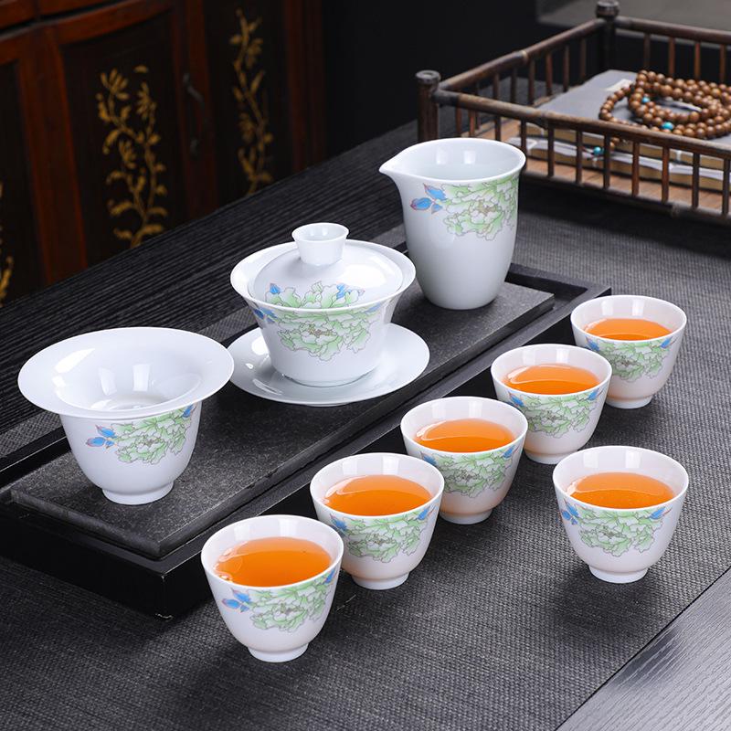 Panda Gaiwan Chinese Porcelain Tea Set - Elegant Gift