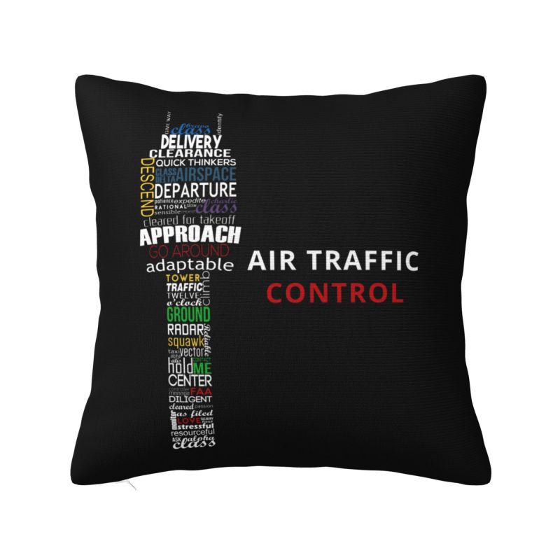 Cockpit Six Dials Flight Simulator Pilot Nordic Pillow Cover Home Decor Airplane Aircraft Car Cushion