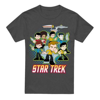 Star Trek Quogs Unisex Adult Collage T-Shirt