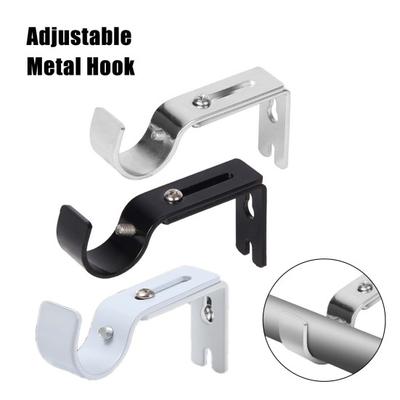 2 ks Držáky závěsových tyčí Velká nosnost Protiskluzové děrování Nastavitelné Stabilní kov