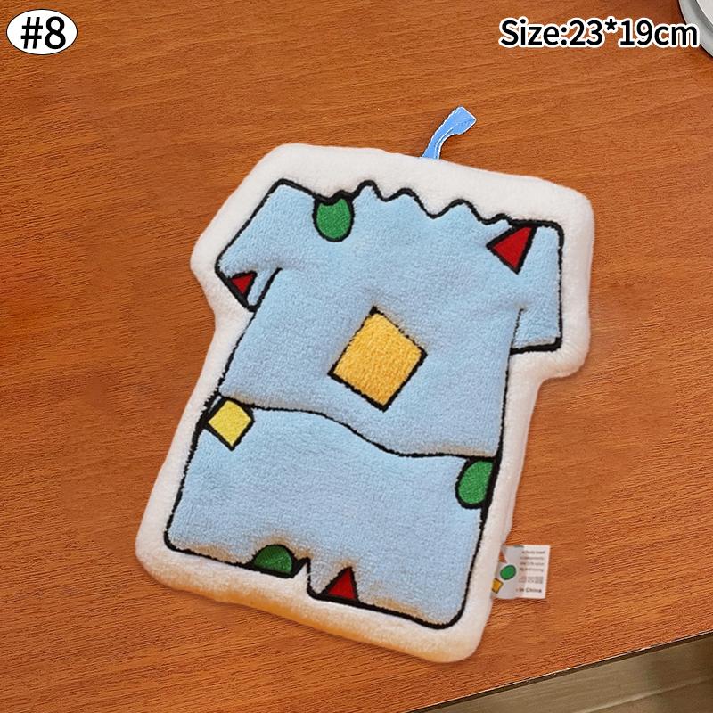 Perfect Crayon Shin Chan Hand Towel Cute Crayon Shin Chan Hanging Towels Absorbent Kitchen Bathroom Wipe Towel Anime Cartoon Kids Towels