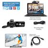 Professional 4K Full HD Camcorder Vlog Video Camera WIFI LCD Digital Camcorder Support External Lens and Microphone Stabilizer NEW
