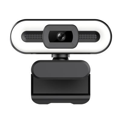 4K USB Plug and Play Webcam with Built-in Microphone Lighting for Live Stream Video Call Video