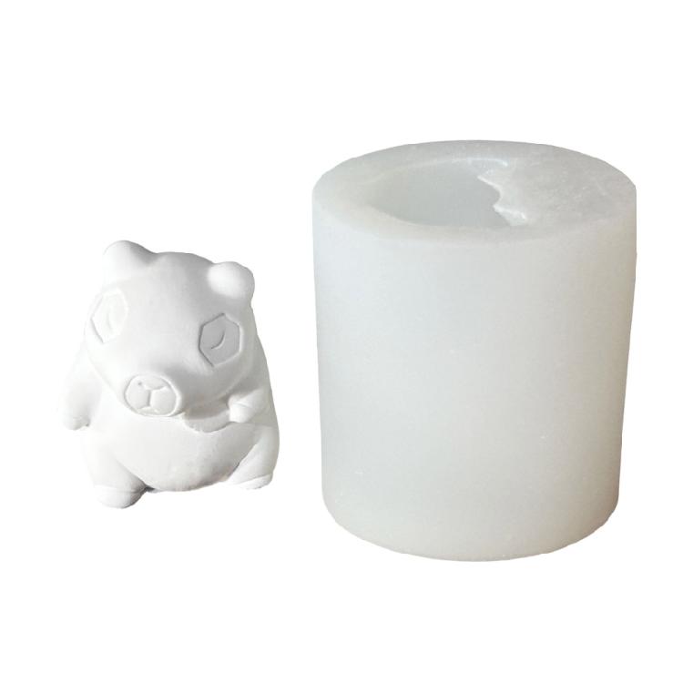 Capybara Shaped Candle Mold Reusable Silicone Mold for Home Decorations Practical Aromatherapys Mould Jewelry Supplies