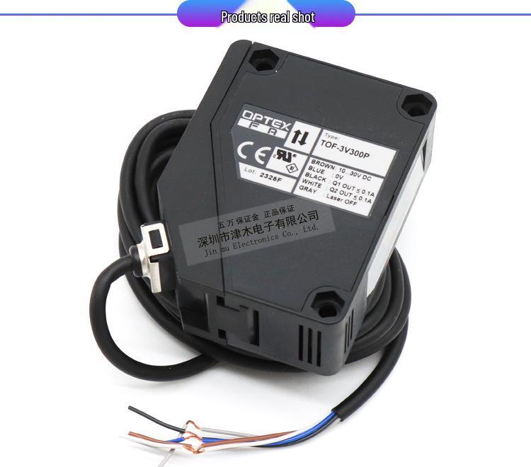 OPTEX TOF-3V300P Long-Range Diffuse Reflective Laser Sensor, PNP Output