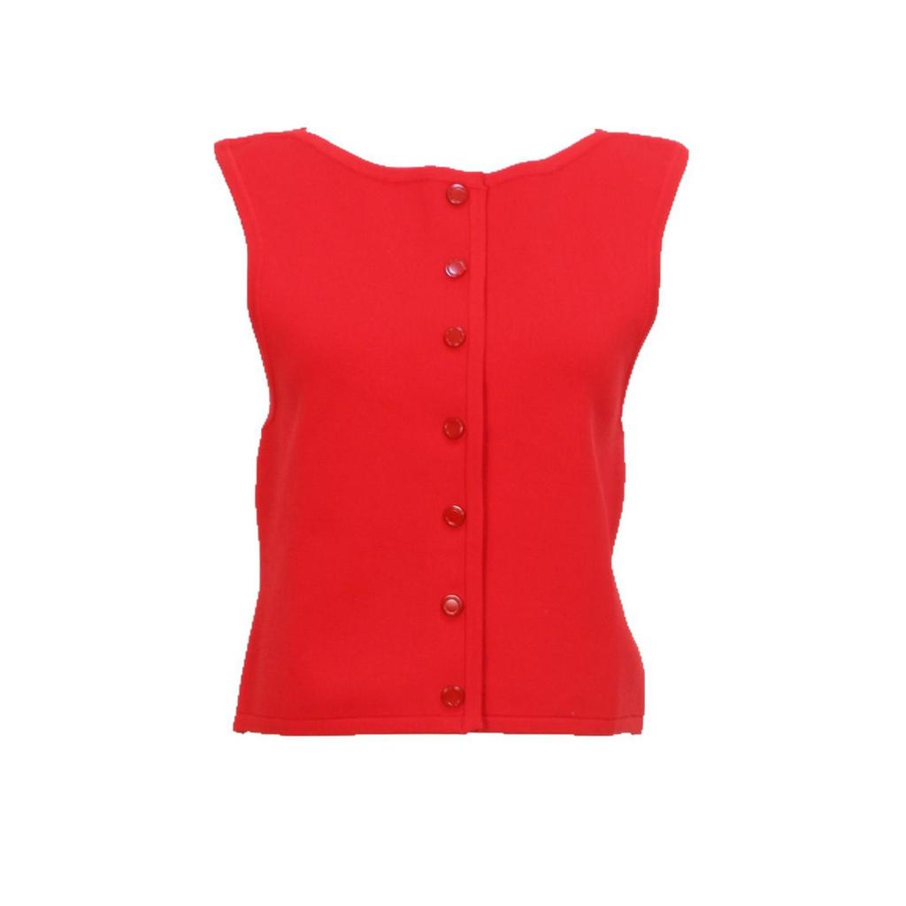 2025 Spring/Summer French Sleeveless Button Vest & Skirt Set