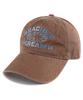 Bichiseuaenkeulim 23-25 Pigment Ball Cap-Red Brown