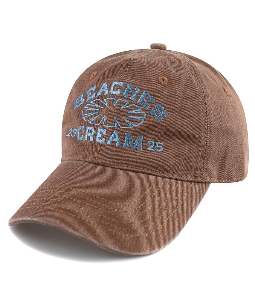 Bichiseuaenkeulim 23-25 Pigment Ball Cap-Red Brown