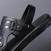 Men's Summer Sandals: Outdoor/Indoor Casual Two-Way Slippers, Breathable Beach & Dad Shoes.
