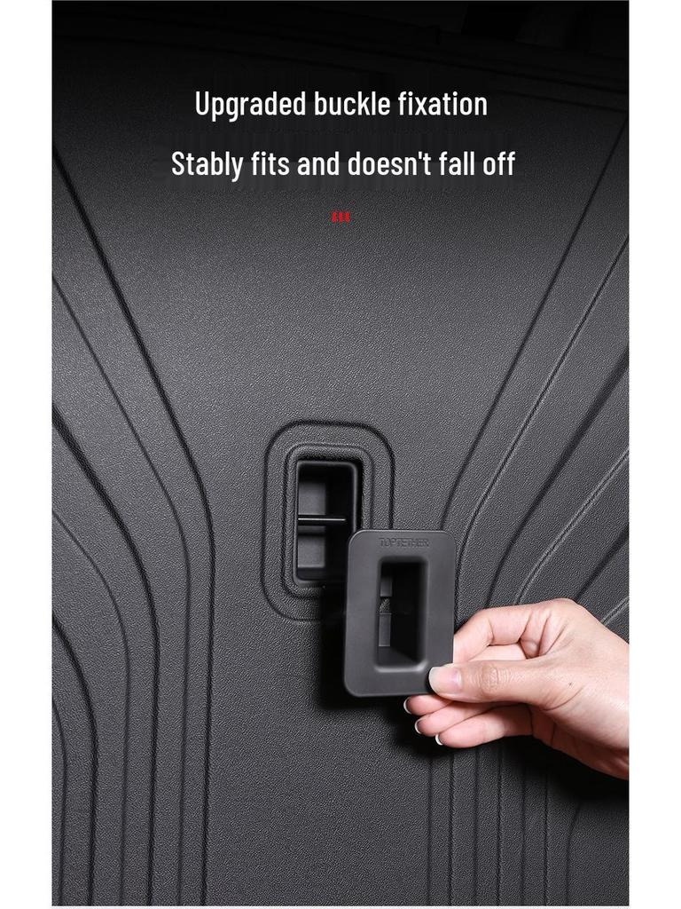 Ideal MEGA Trunk Mat & Three-Row Seat Back Protector - TPE Car Accessory