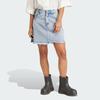 adidas Originals Fransen-Denimrock Damen Unterteile Hellblau-Grau IU2509