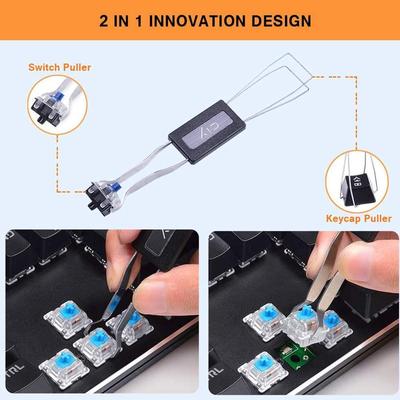 2 In 1 Key Puller Keycap Puller For Mechanical Keycap Keycap Unloading Keyboard Aid Extr Y9K2