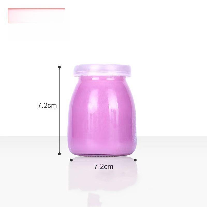2026 New 100/150/200ml Glass Pudding Bottle Yogurt Cup with Lid Creative Jelly Bottle Oven Heat Resistant Food Pudding