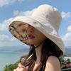 Panama Hats Spring and Summer Women's Double Sided Printed Fisherman Bucket Basin Sun Hat Big Brim Fashion Hat Outdoor Cap H18