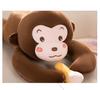 Cute Banana Monkey Plush Toy & Pillow with Long Arms - Multifunctional Curtain Holder