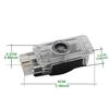 GOX3   2pc Car Door Welcome Ghost Shadow Light HD LED Projector Puddle For Mercedes Benz C C205 CLA C117 X117 CLS C218 X218 E C207 A207