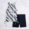 2025 European & American Style Two-Piece High-Waisted Boyleg Tankini - Slimming Women's Swimwear