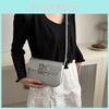 Trendy Casual Womens Shoulder Bag Beautiful Square Design Versatile Pu Leather Crossbody Purse