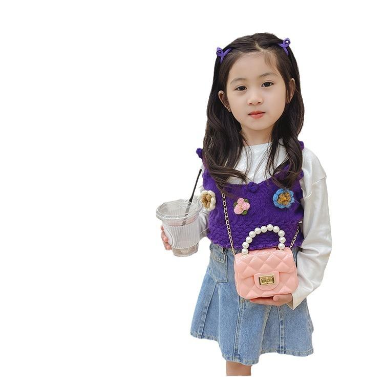 Jelly Bag Portable Mini Bag Children'S Small Bag Internet Celebrity Girl Cute Small Satchel