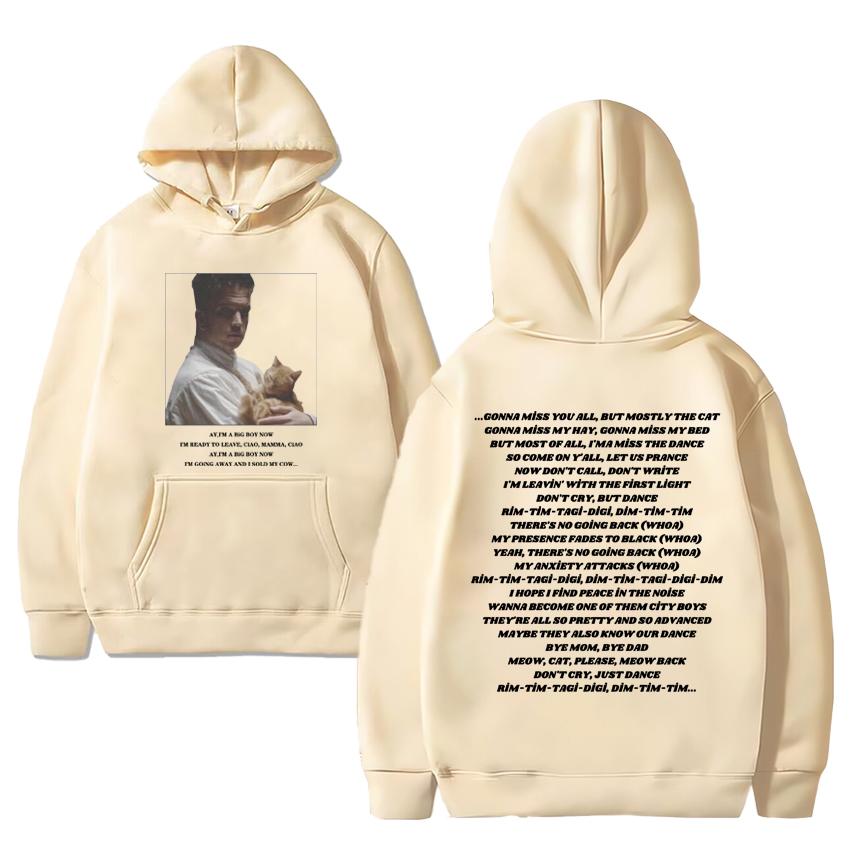 Eurovision 2024 Baby Lasagna Rim Tim Tagi Dim Hoodie Men Women Vintage Oversized Sweatshirt Unisex Fleece Long Sleeve Pullovers