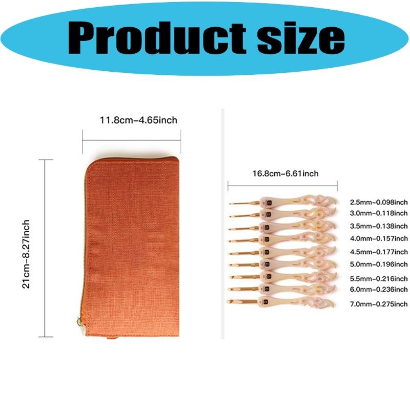 Crochet Hook Set In Acrylic With Large Handle For Easy Use By All Skill Level Craft