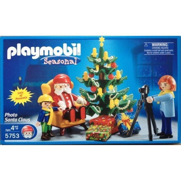 Jeu De Construction - PLAYMOBIL - 5753 - Photo Du Père Noël - Multicolore - 4 Ans Et Plus