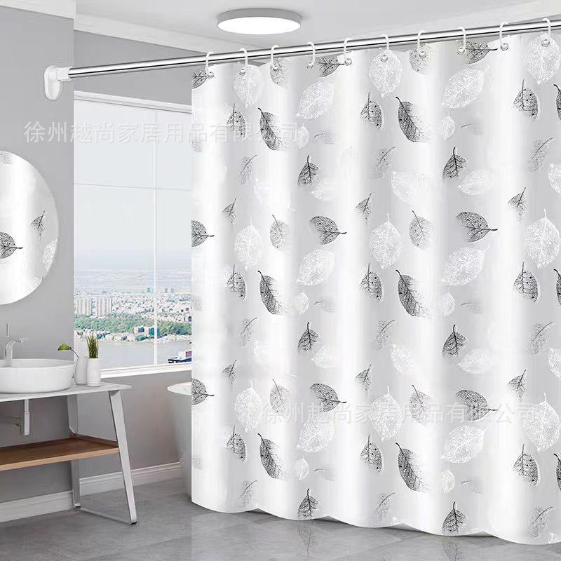 Shower Curtain Waterproof, Mildew Proof, Light Blocking, Hanging Toilet, Dry And Wet Separation Bathroom