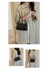 Retro Maillard Frosted Color Block Shoulder Bag - 2026 Early Autumn Women's Crossbody for Casual Commute