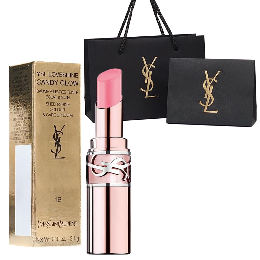 

Saint Laurent Loveshine Candy Glow Balm Lipstick Lip Depakkos Present Gift Shopper Included []Yves (#1Б)