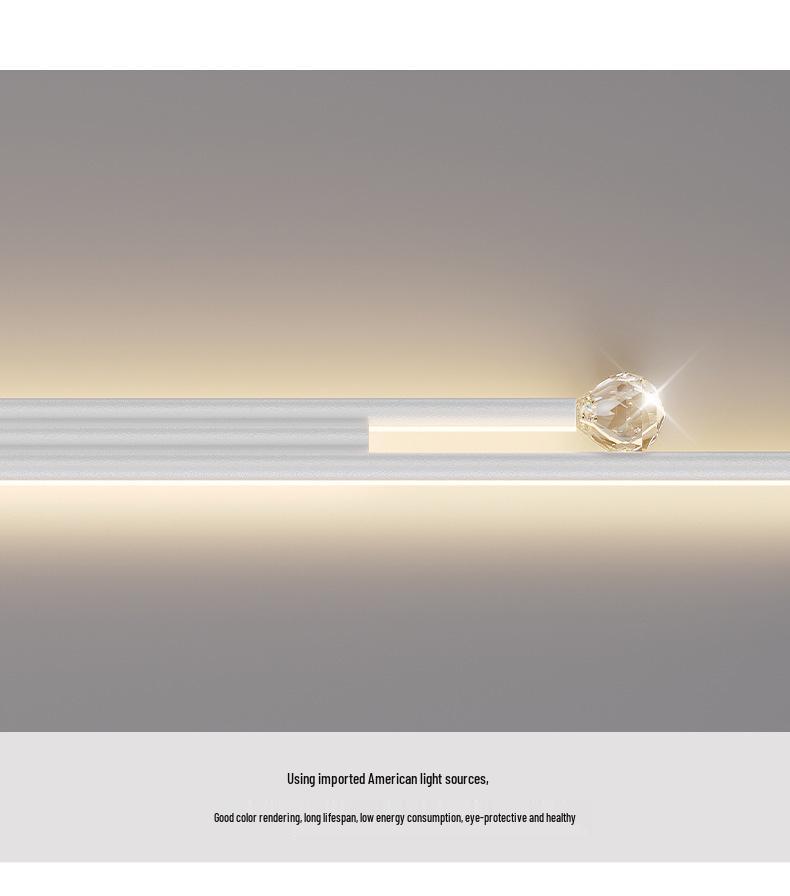Nordic LED Wall Lamp for Study, Bedside, Luxury Hallway, Living Room, or TV Background.