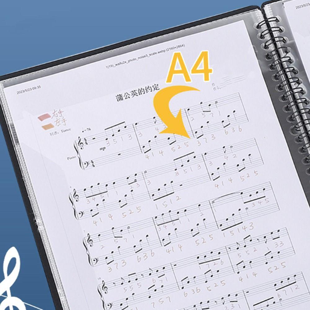 Fashionable Loose Leaf Notebook Creative Budget Binder Multi-purpose Sheet Music Folder  Kids
