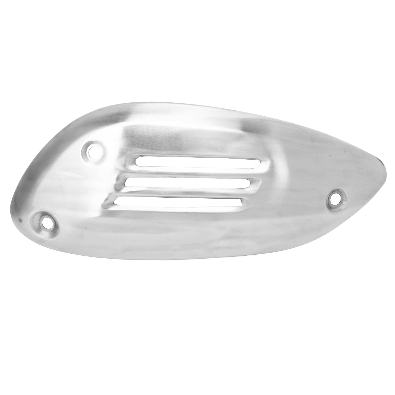 

Motorcycle Exhaust Pipe Cover Stainless Steel Muffler Ht Case Guard Replacement for GTS 125 250 300 NaGtv 20132021
