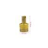 8pcs Copper Valve Stem Caps Nickel Plated Brass Dustproof Tire Valve Caps Seal Nipple Caps Cover for Car Motorcycle Valve Stems 1
