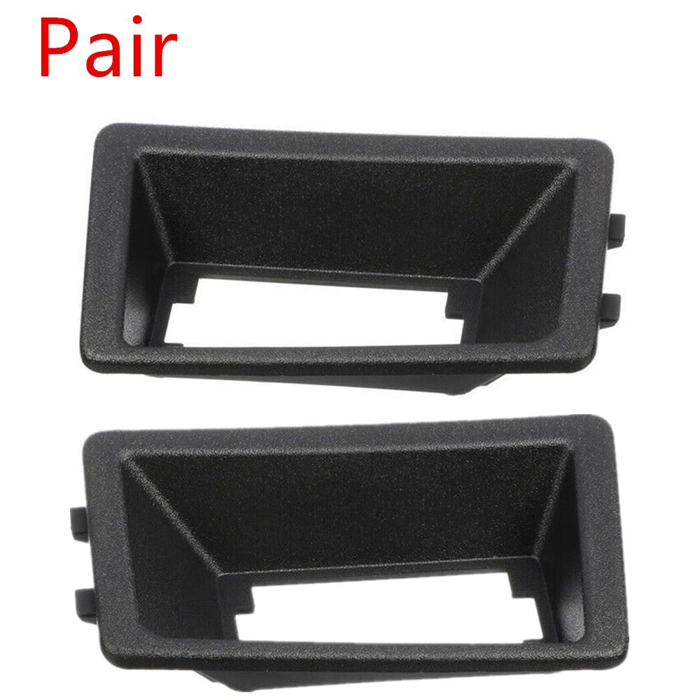 For 2021-2023 Ford Bronco Sport LH And RH Rear License Plate Lamp Bezel Black 2x