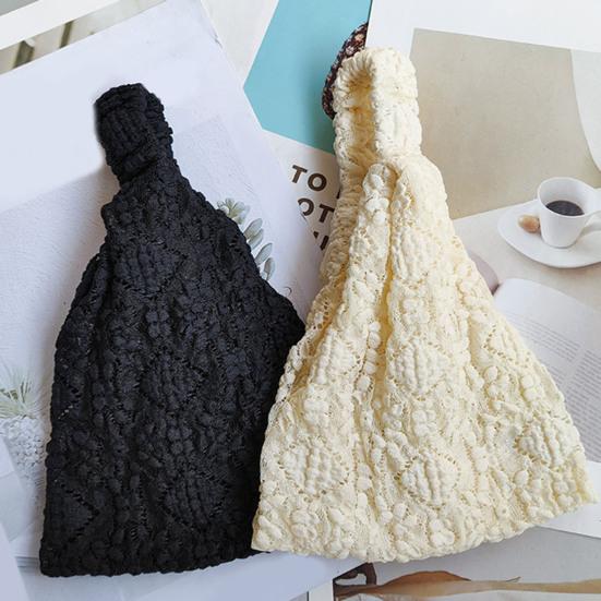 Breites Stirnband, einfarbig, schweißabsorbierender Kopfschmuck, hochelastisch, breiter Kopfwickel, Haarschmuck