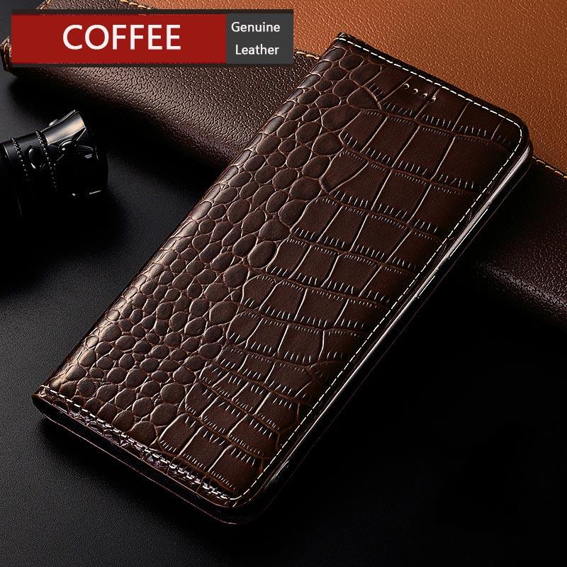 Custodia a Flip in Vera Pelle di Coccodrillo per Samsung Galaxy A22 A32 A42 A52 A72 A82 A52S A21S A33 A53 A73 A23 5G Coperture per Telefono