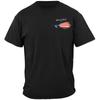 Size S-4XL USA Flag Fluke Skeleton Patriotic Angler Gift T-Shirt  Short Sleeve Casual O-Neck Summer Mens T-shirt