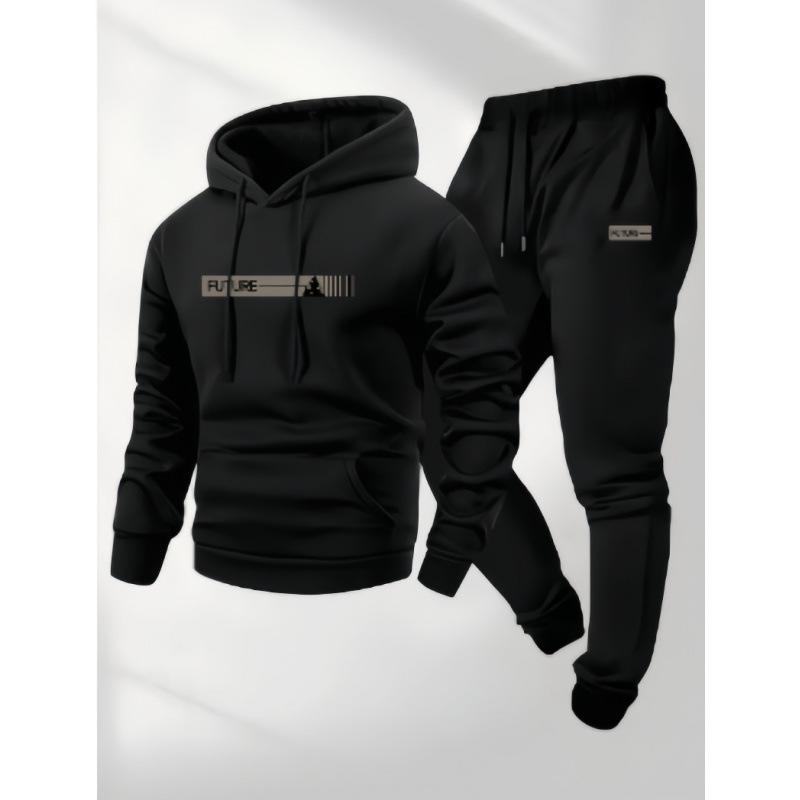 European Style Unisex Hoodie & Drawstring Sports Suit