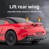 Neu 1:22 Mercedes Benz SL63 Sportwagen, hochsimuliertes Modellauto aus Druckgussmetalllegierung, Sound- und Licht-Pullback-Kollektion, Kinderspielzeug, Jungengeschenk
