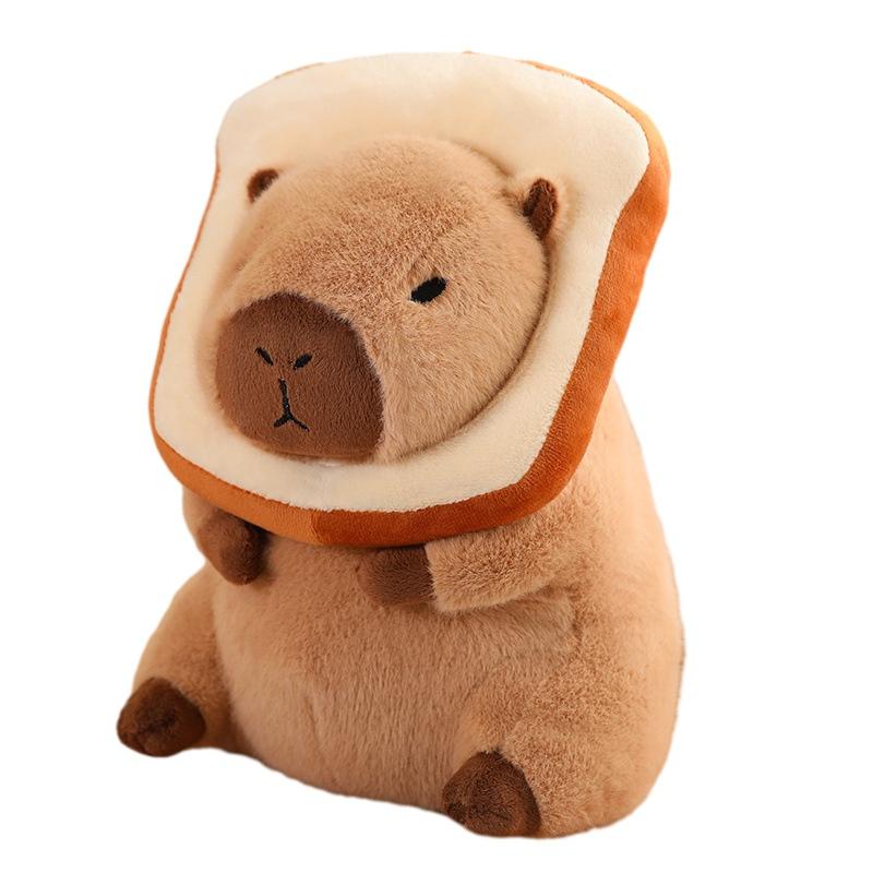 Cute Plush Capybara Toy Soft And Cuddly Stuffed Animal For Kids Perfect Birthday Gift 30cm Height