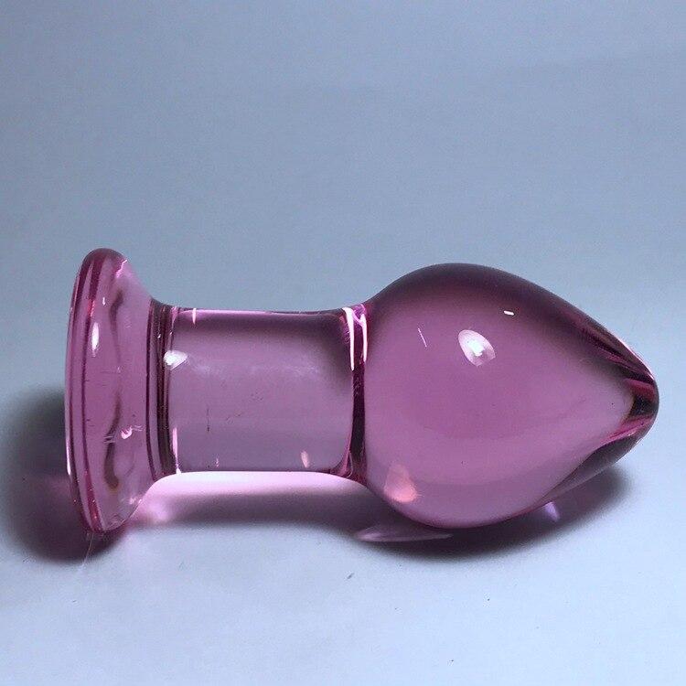 Large Pyrex Glass Butt Plugs Crystal Anal Beads Artificial Dick Adult Sex Toys Anal But Plug