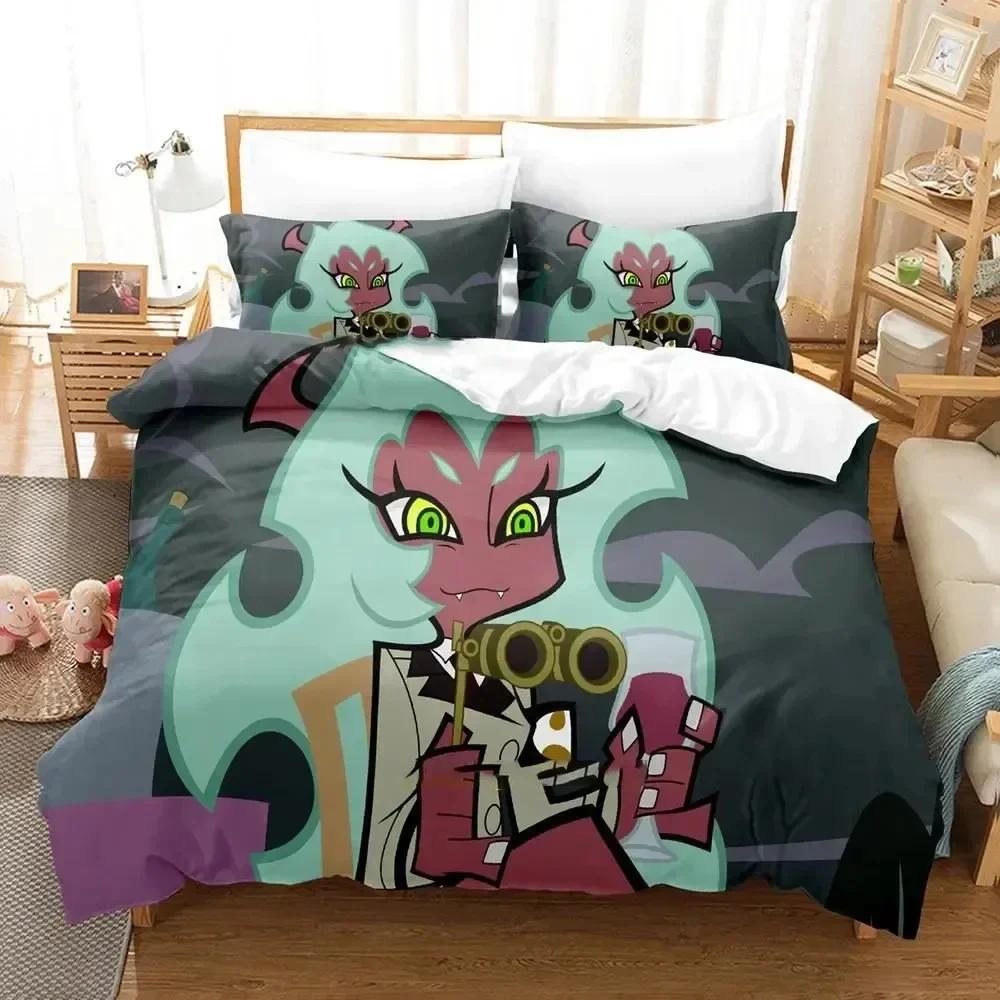 Anime Panty Stocking Garterbelt Bettwäscheset Bettbezug Laken Bedrucktes Bettset Kissenbezug Full Queen King Size Bettdecke Schlafzimmer