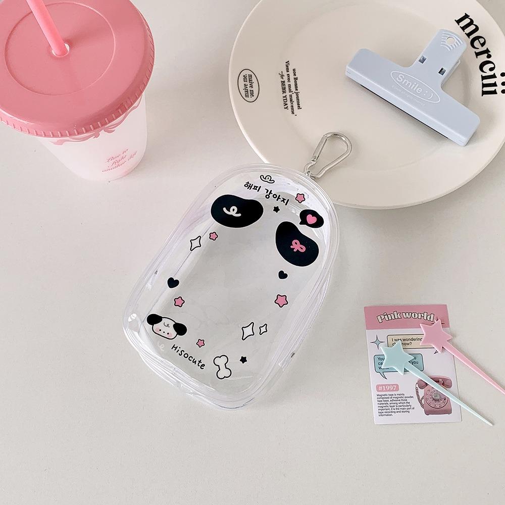 

2 шт. Защитная сумка для хранения кукол, мультяшный узор, прозрачный чехол для кукол, на каждый день Style 1