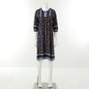 Venus Flower Border Print Dress Vevs117l