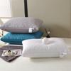 Checkered Embroidered Velvet Breathable Neck Protection Helps Sleep Hotel Pillows Pillow Cores