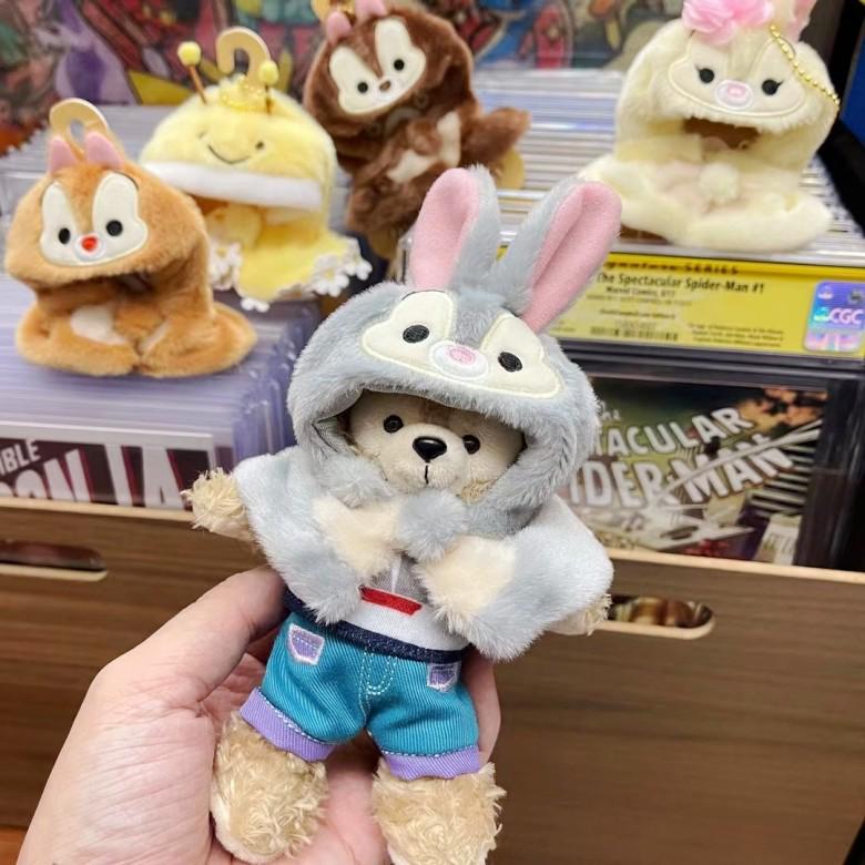 Animal Friends Costume Set: Bear, Rabbit, Squirrel, Bee Cloak & Headgear for Dolls