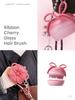Medicube X FOREVERCHERRY Hair Brush Ribbon Cherry Pink Detangling Popular